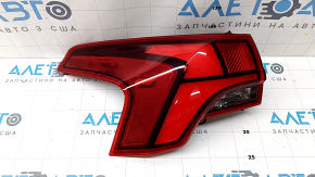 Left outer fender light for Hyundai Santa FE 21-23 LED+halogen, with cover