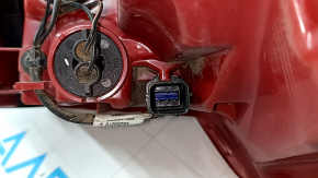 Left outer fender light for Hyundai Santa FE 21-23 LED+halogen, with cover