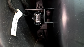 Door trim panel rear right Land Rover Range Rover Velar 18-23 black leather, armrest black leather, insert black leather, armrest black leather, molding gray, with backlight, with handle