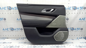 Front left door panel for Land Rover Range Rover Velar 18-23, black leather
