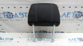 Rear right headrest, 2nd row, Land Rover Range Rover Velar 18-23, black leather