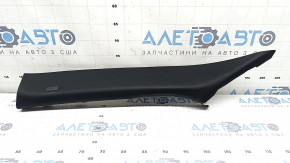 Land Rover Range Rover Velar 18-23 black, scratched, front pillar trim, upper left