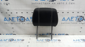 Rear left headrest, 2nd row, Land Rover Range Rover Velar 18-23, black leather