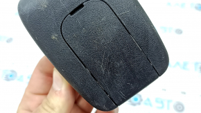 Rear left seat runner plug, 2nd row, front left, Hyundai Santa FE 21-23, black, with plug, scratches, needs cleaning