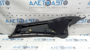 Right rear seat side bolster for Land Rover Range Rover Velar 18-20, black leather