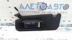Left visor for Land Rover Range Rover Velar 18-23 black