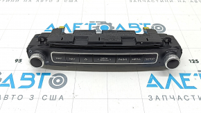 Multimedia and navigation controls for the Hyundai Santa FE 21-23, graphite with chrome