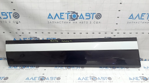 Lower front left door trim for Land Rover Range Rover Velar 18-23, gloss black with white, chips