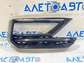 Right fog light frame for VW Tiguan 18-21, gloss black, R-Line