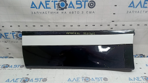 Lower rear left door trim for Land Rover Range Rover Velar 18-23, gloss black with white, scratches, chips