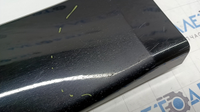 Lower rear left door trim for Land Rover Range Rover Velar 18-23, gloss black with white, scratches, chips