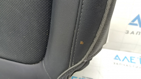 Driver's seat cushion upholstery for Hyundai Santa FE 21-23, black leather, heated, ventilated, dented, melted leather, needs cleaning