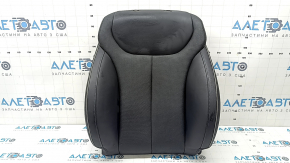 Hyundai Santa FE 21-23 passenger seat back upholstery, black leather, heated, ventilated