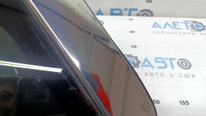 Mitsubishi Outlander 22-26 rear left window, tinted with chrome molding, scratches on the molding, glued on