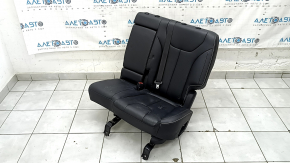 Rear seats, 2nd row, left, Hyundai Santa FE 21-23, black leather, heated, electric folding