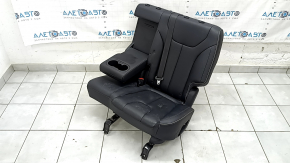 Rear seats, 2nd row, left, Hyundai Santa FE 21-23, black leather, heated, electric folding