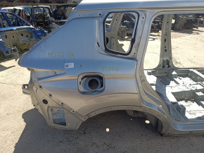 Mitsubishi Outlander 22-26 rear right quarter wing on the body, silver, bumpers