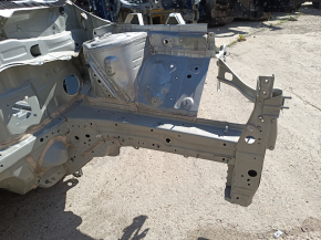 Mitsubishi Outlander 22-26 front left quarter panel with eyepiece, on the body, silver, dented pillar and threshold