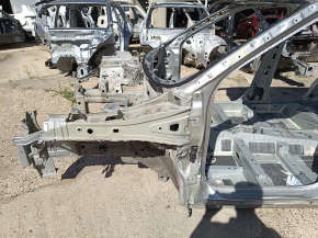 Mitsubishi Outlander 22-26 front left quarter panel with eyepiece, on the body, silver, dented pillar and threshold