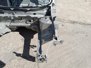 Mitsubishi Outlander 22-26 front left quarter panel with eyepiece, on the body, silver, dented pillar and threshold