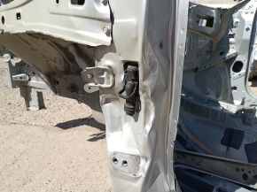 Mitsubishi Outlander 22-26 front left quarter panel with eyepiece, on the body, silver, dented pillar and threshold
