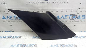 Left rear fender trim for Land Rover Range Rover Velar 18-23, glossy black, scratched
