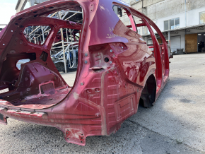 Hyundai Santa FE 19-23 rear right quarter wing, red