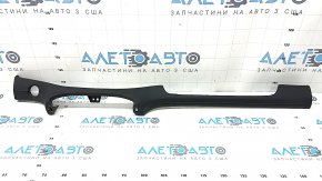 Upper right front panel trim for Hyundai Santa FE 21-23, black leather, dents