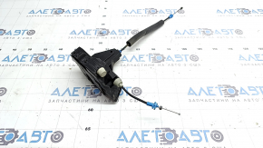 The rear left door lock of a Land Rover Range Rover Velar 18-26 with cables, the cable cover is cracked
