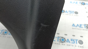 Lower right center pillar trim for Hyundai Santa FE 21-23, black, scratches