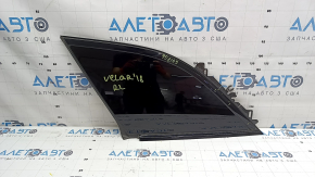 Fixed rear left window glass for Land Rover Range Rover Velar 18-23 tinted, scratches on molding