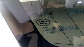 Fixed rear left window glass for Land Rover Range Rover Velar 18-23 tinted, scratches on molding