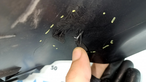 Left arch trim for Mitsubishi Outlander 22-26, black, without a light, without hooks, without a rear row folding handle and cable, cracked, scratches, needs dry cleaning