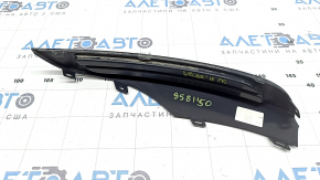 Right fog light cap for Land Rover Range Rover Velar 18-23, gloss black, chipped