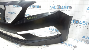 Front bare bumper for Hyundai Sonata 15-17 SE, hook, broken mount, bent mount, cracks