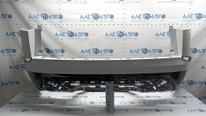 Bare rear bumper for Land Rover Range Rover Velar 18-20 with parking sensors without Park Assist, R-Dynamic, white with black gloss