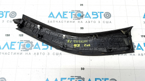 Hyundai Santa FE 21-23 center console trim, upper right side, black leather, broken mount