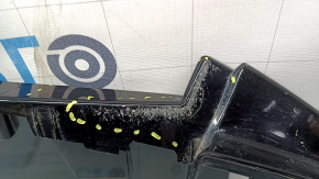 Land Rover Range Rover Velar 18-23 front bumper lip, black, scratched, cracked, broken mount