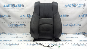 Honda Accord 18-19 passenger seat back upholstery, black leather, heated, ventilated, perforated