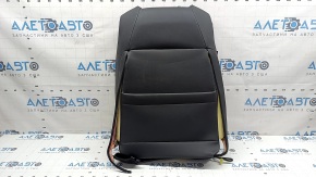 Honda Accord 18-19 passenger seat back upholstery, black leather, heated, ventilated, perforated