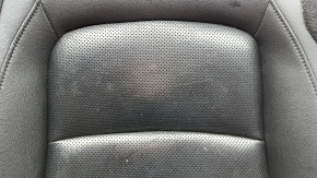 Honda Accord 2018-2019 passenger seat cushion upholstery, black leather, heated, ventilated, perforated, scratches