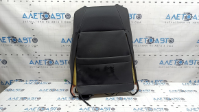 Honda Accord 18-19 driver's seat back upholstery, black leather, heated, ventilated, perforated