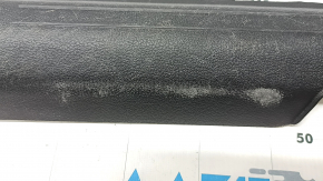 Front right door sill trim for Hyundai Santa FE 21-23, black, scratches, worn