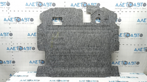 Rear floor covering for Hyundai Santa FE 21-23, black, needs cleaning, dents