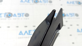 Left windshield molding for Hyundai Santa FE 19-23, gloss black, broken, scratches, broken mount