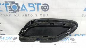 Left rear bumper grille for Audi Q5 80A 18-20, structure, cracked, missing fragment, broken mount