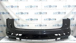 Bare rear bumper, upper part, Audi Q5 80A 18-20, for parking sensors, black, scratches, broken mount, broken mount, glued