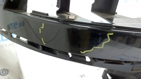 Bare rear bumper, upper part, Audi Q5 80A 18-20, for parking sensors, black, scratches, broken mount, broken mount, glued