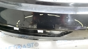 Bare rear bumper, upper part, Audi Q5 80A 18-20, for parking sensors, black, scratches, broken mount, broken mount, glued