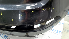 Bare rear bumper, upper part, Audi Q5 80A 18-20, for parking sensors, black, scratches, broken mount, broken mount, glued